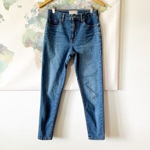 Everlane Jeans Size 27 Crop Curvy High Rise Skinny Medium Wash Blue